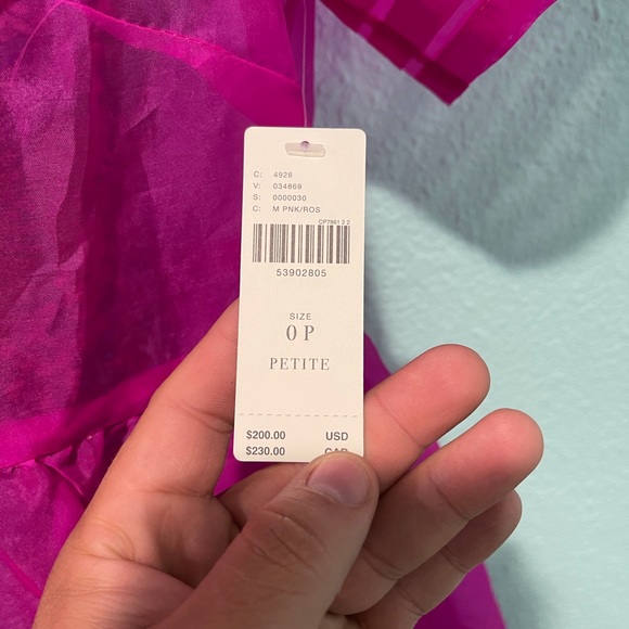 Anthropologie Pink and Purple Mini Dress - Picture 3 of 6